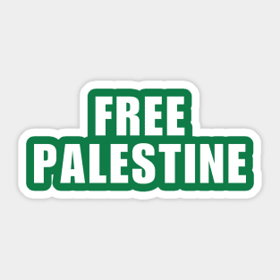 Free Palestine Sticker